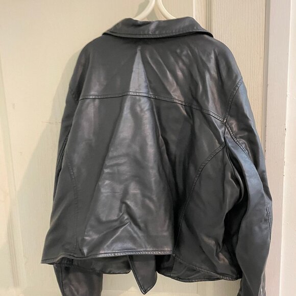Faux Leather Jacket - 1X - Picture 3 of 3